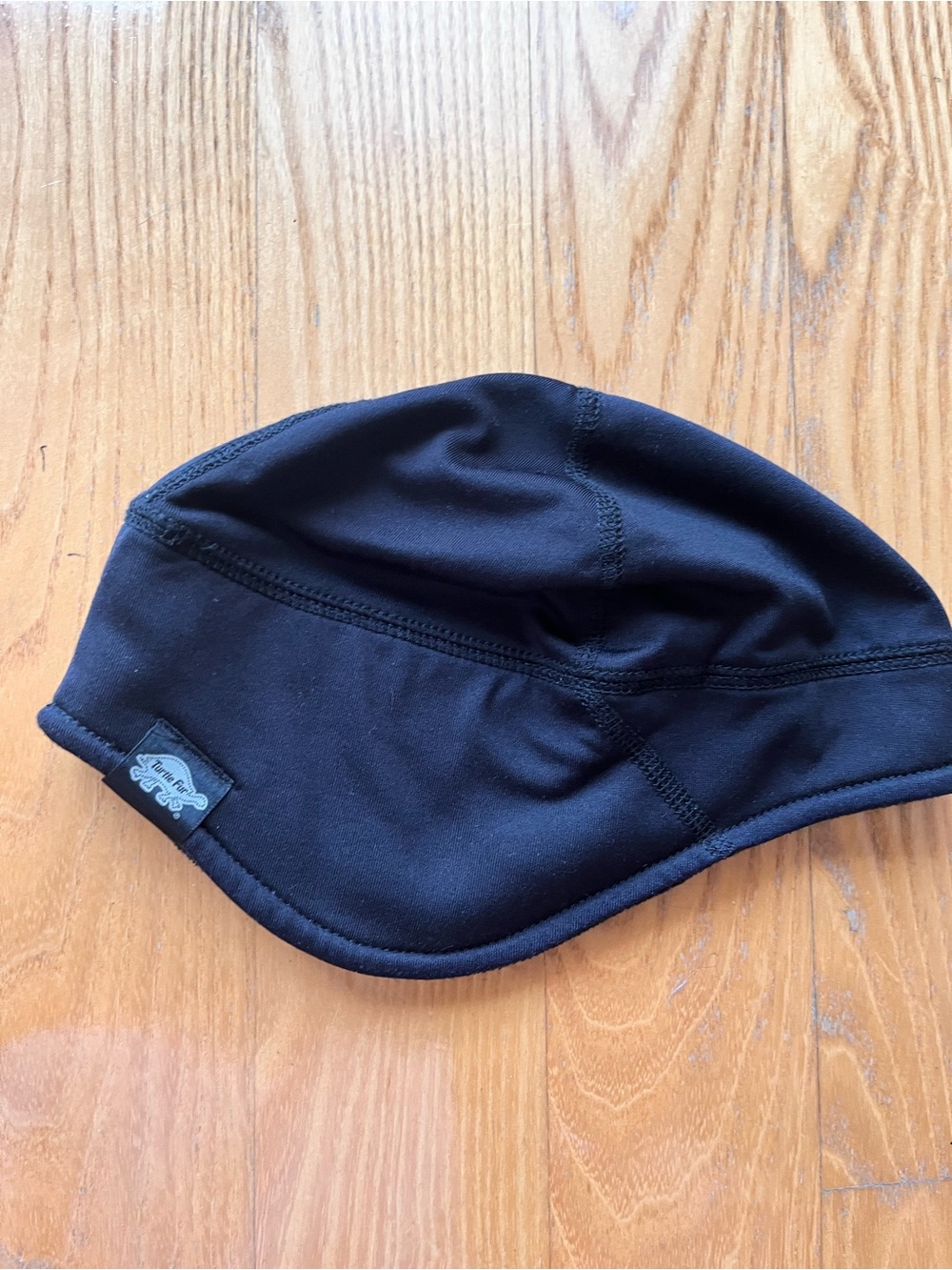 Unbranded Black Performance Skull Cap with Moisture-Wicking Fabric
